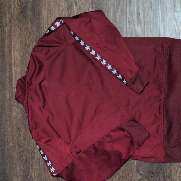 Zoo York Mens Size Medium Maroon Track Jacket - Picture 5 of 6